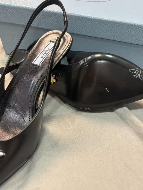 Prada Authentic Women's Black Heels - Picture 5 of 5